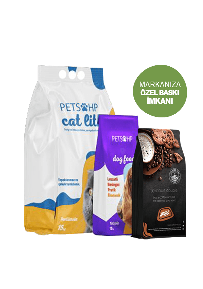 Özel Baskılı Flat Bottom Ambalaj