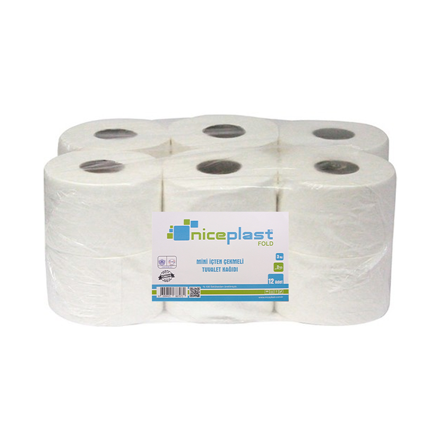 Niceplast Fold Mini İçten Çekmeli Tuvalet Kağıdı