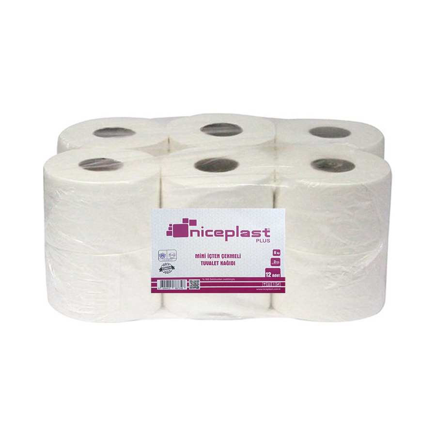 Niceplast Plus Mini İçten Çekmeli Tuvalet Kağıdı